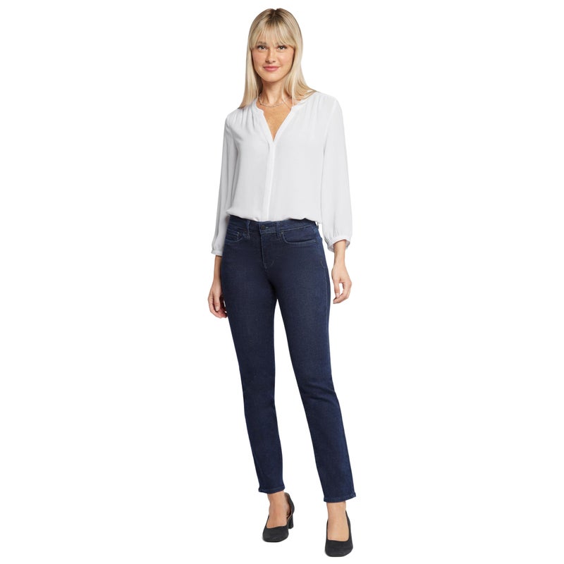 NYDJ womens Sheri Slim Jeans, Rinse, 12 US - Image 1